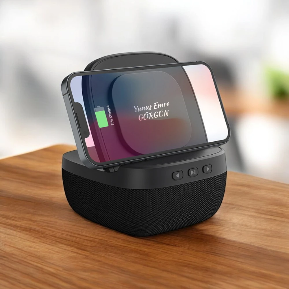Kişiye Özel Baskılı 4250 Wireless Şarj & Hoparlör